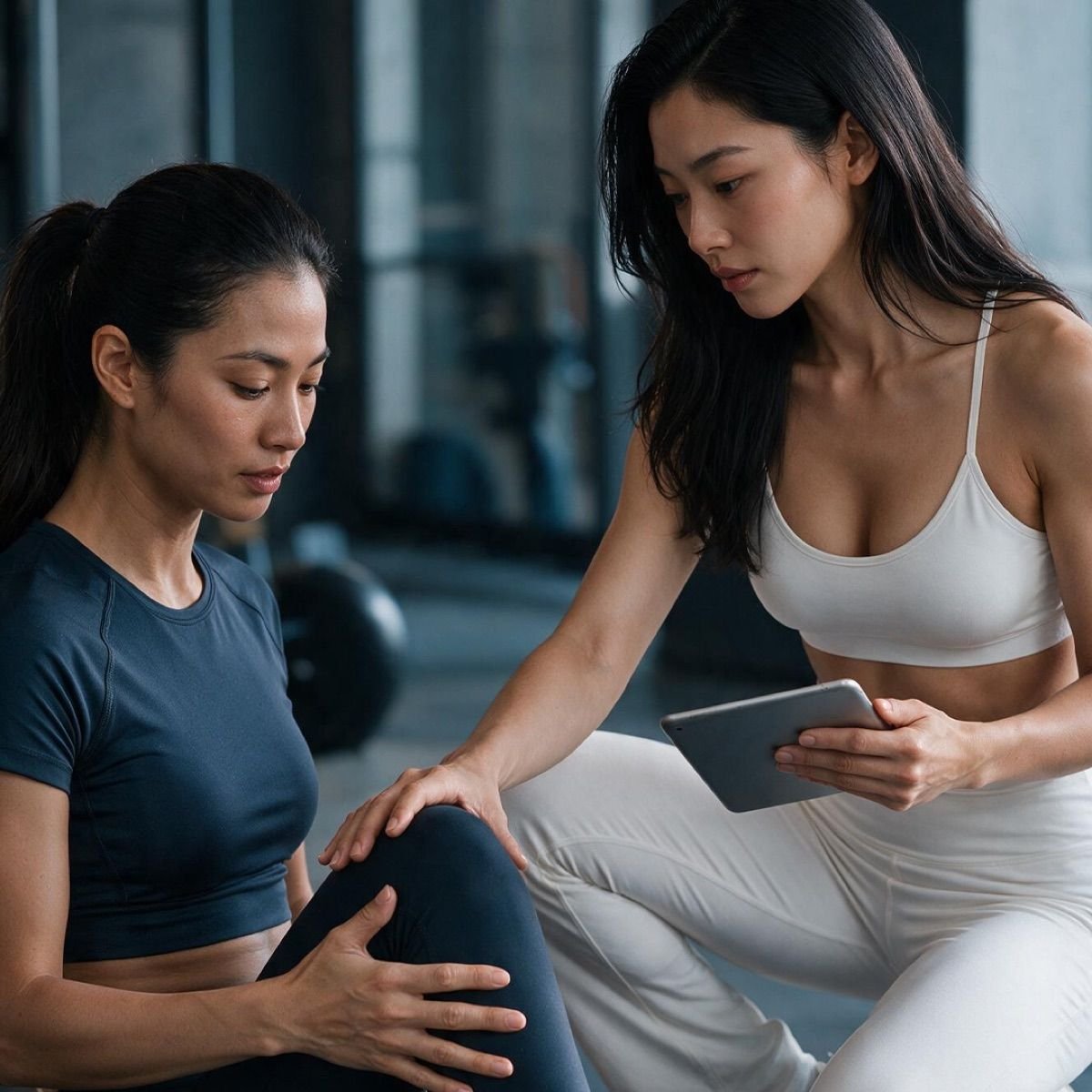 Guided rehabilitation session